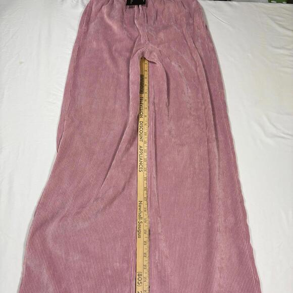 Skatie Corduroy Pants Women S Pink Wide Leg Baggy Venice Pull On Stretch NWT - Picture 9 of 13